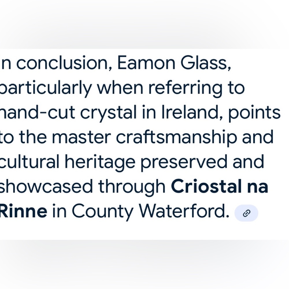 🌹 Eamon Glass; VINTAGE Beautiful Ireland Hand-Cut Crystal Etched Mini Vase 6” - Picture 10 of 10
